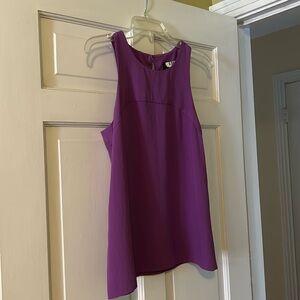 Purple shell blouse from Banana Republic, small